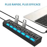 7 ports USB Hub - Vignette | High Tech France