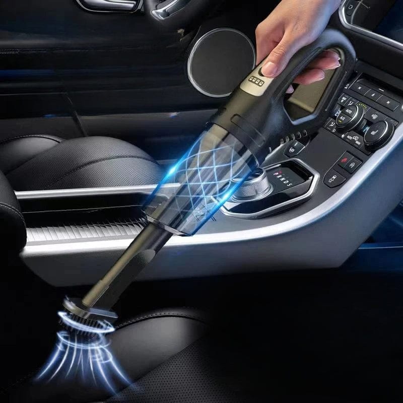 High Tech France™ Aspirateur à main sans fil rechargeable