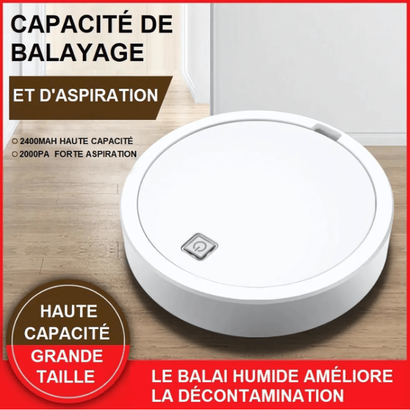 High Tech France™ Aspirateur Robot - Clean™