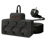 Bloc multiprise 3 prises avec interrupteur individuel - Vignette | High Tech France