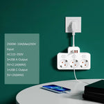 Bloc multiprise 3 prises avec interrupteur individuel - Vignette | High Tech France