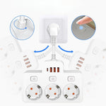 Bloc multiprise 3 prises avec interrupteur individuel - Vignette | High Tech France