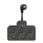 Bloc multiprise 3 prises avec interrupteur individuel - Vignette | High Tech France