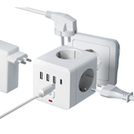 Bloc multiprise 3 prises avec interrupteur - Vignette | High Tech France