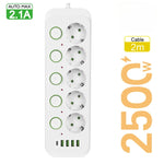 Bloc multiprise 5 prises avec interrupteur - Vignette | High Tech France