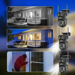 Caméra de surveillance extérieure sans fil - Vignette | High Tech France