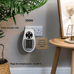 Chauffage soufflant électrique mural - Vignette | High Tech France