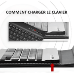 Clavier sans fil bluetooth avec housse - Vignette | High Tech France