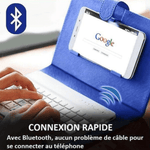 Clavier sans fil bluetooth avec housse - Vignette | High Tech France