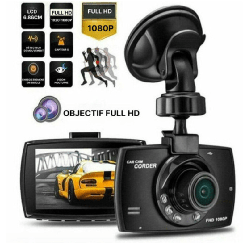 High Tech France™ Dashcam - Caméra de surveillance voiture