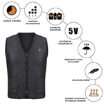 Gilet chauffant USB - Vignette | High Tech France