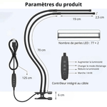 Lampe de bureau avec pince - Vignette | High Tech France