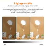 Lampe de bureau pince sans fil rechargeable - Vignette | High Tech France