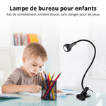 Lampe de bureau pince USB - Vignette | High Tech France