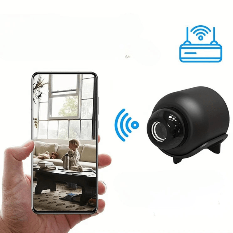High Tech France™ Mini caméra de surveillance WiFi