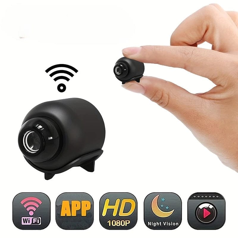 High Tech France™ Mini caméra de surveillance WiFi
