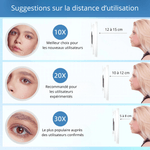 Miroir LED maquillage grossissement - Vignette | High Tech France