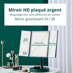 Miroir LED maquillage pied - Vignette | High Tech France