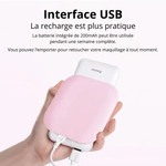 Miroir LED maquillage pliable - Vignette | High Tech France