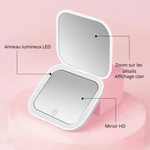 Miroir LED maquillage pliable - Vignette | High Tech France