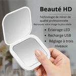 Miroir LED maquillage pliable - Vignette | High Tech France