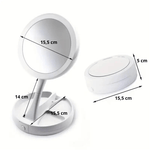 Miroir LED maquillage X1 X10 - Vignette | High Tech France