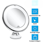 Miroir LED maquillage X10 - Vignette | High Tech France