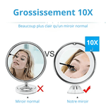 Miroir LED maquillage X10 - Vignette | High Tech France