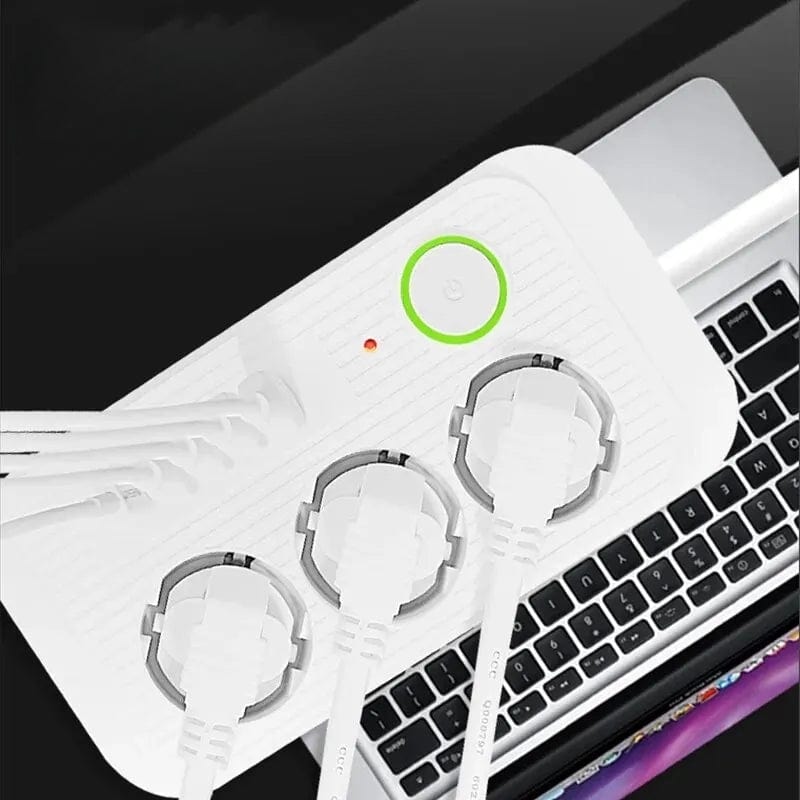 High Tech France™ Multiprise 3 prises avec interrupteur