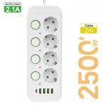 Multiprise 4 prises avec interrupteur - Vignette | High Tech France