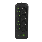 Multiprise 4 prises avec interrupteur - Vignette | High Tech France