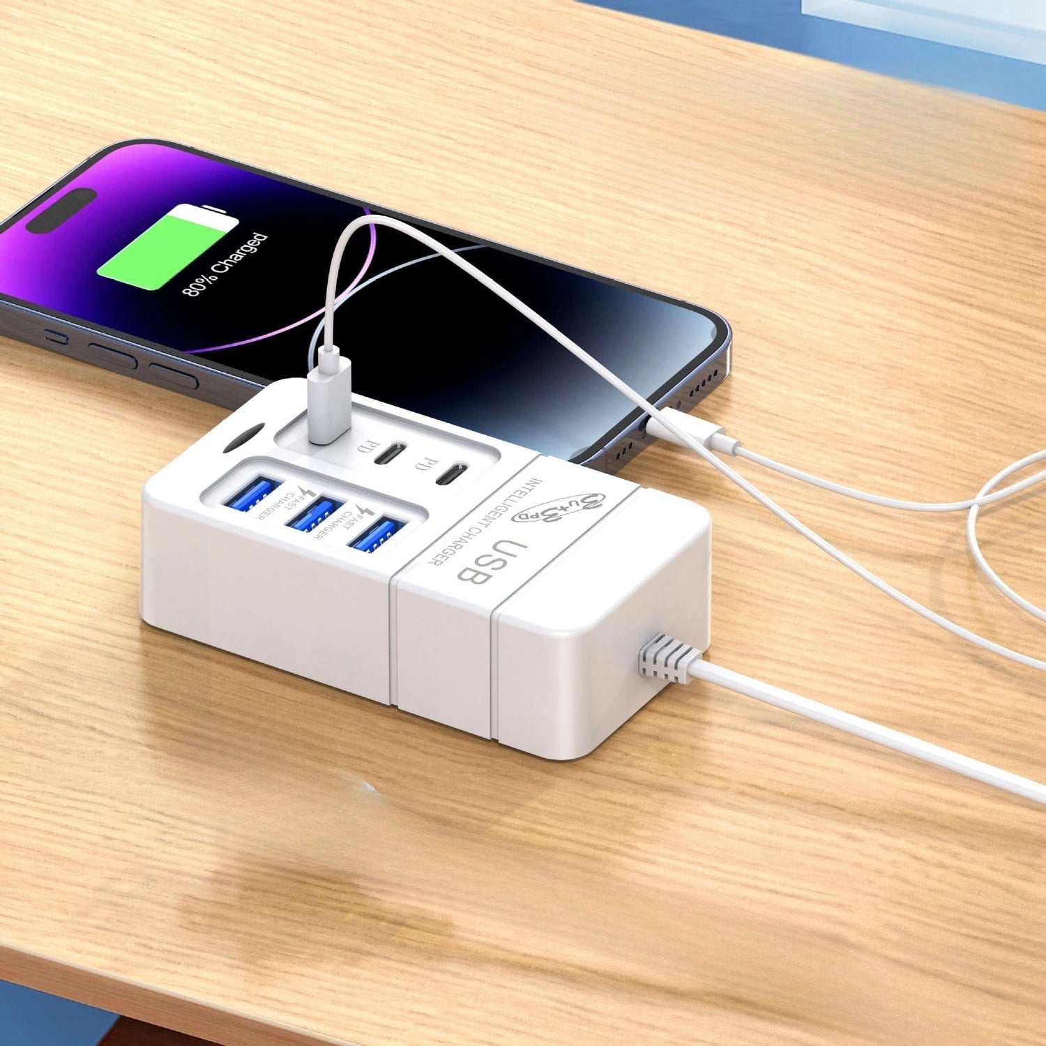 High Tech France™ Multiprise USB type C