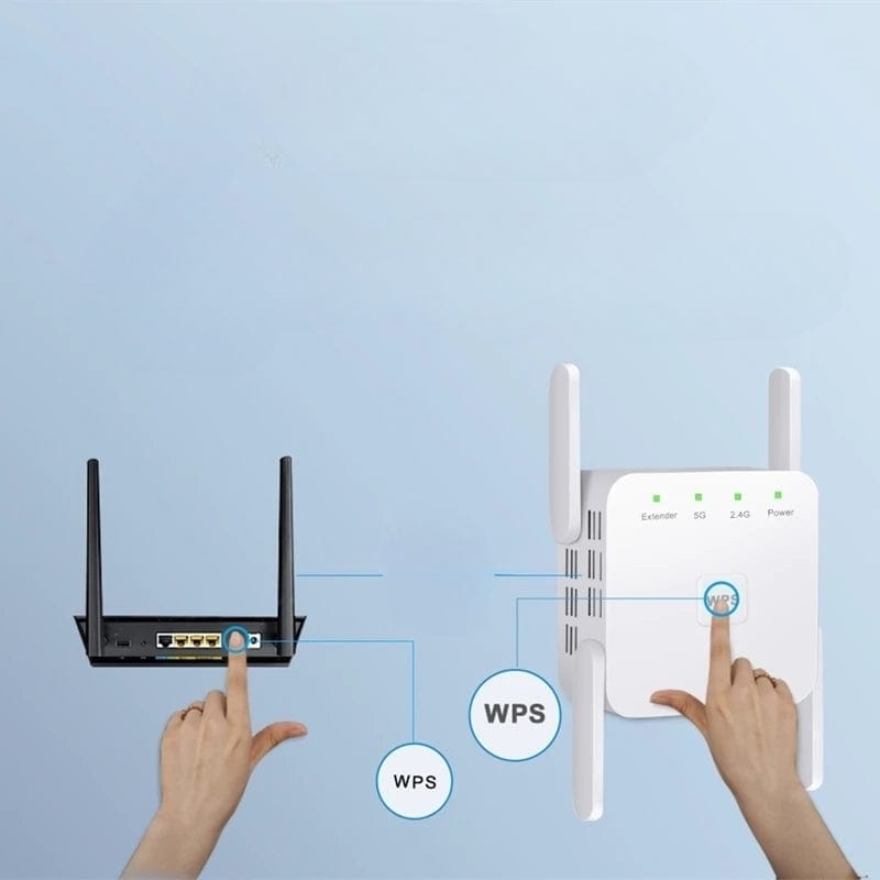 High Tech France™ Répéteur WiFi puissant - 2.4G/5G