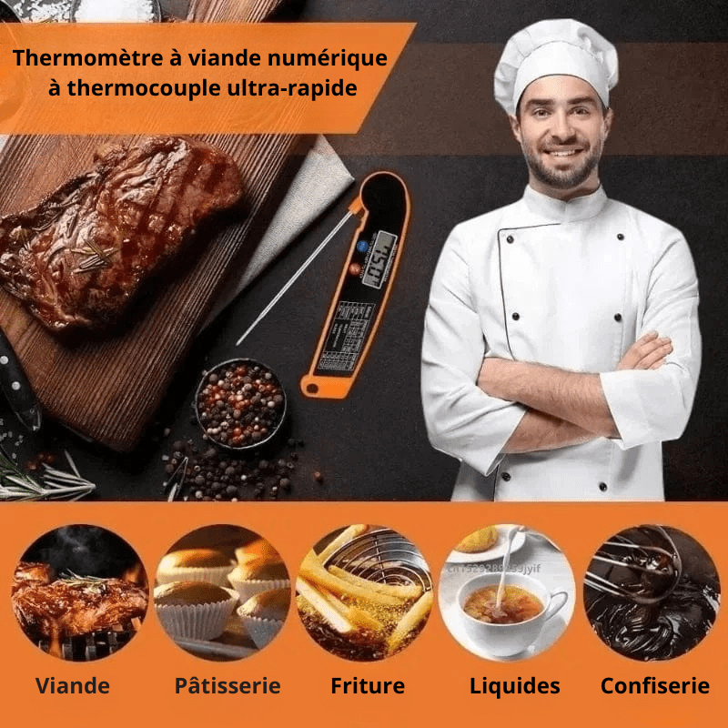 High Tech France Thermomètre pour cuisiner