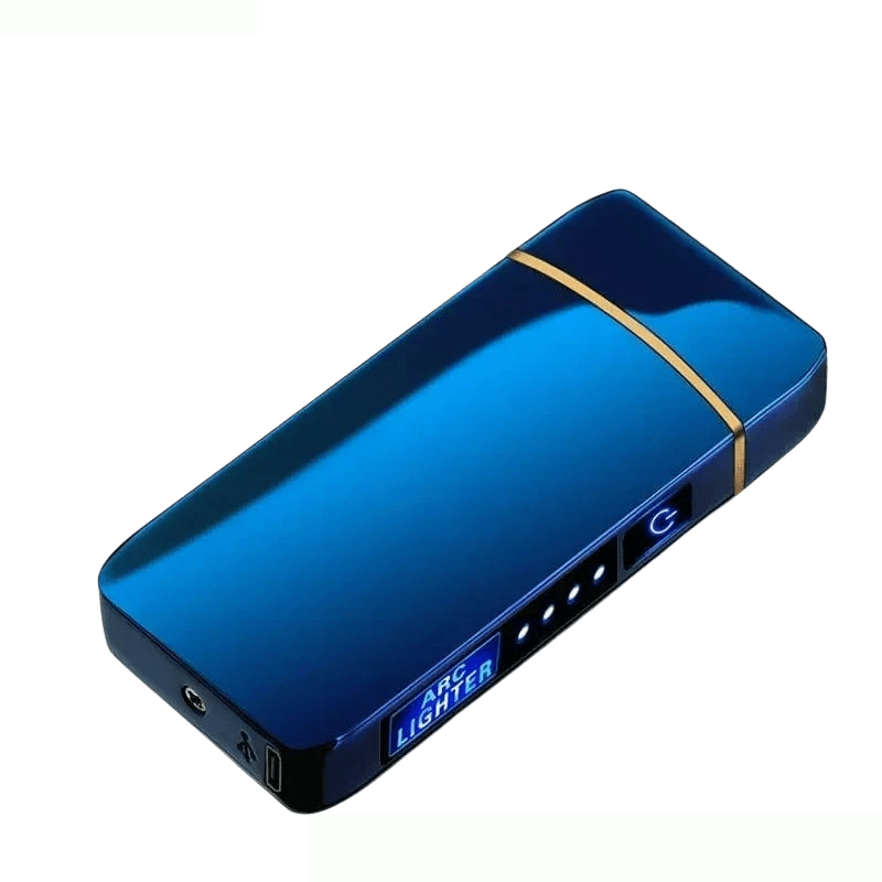High Tech France Bleu Briquet électrique rechargeable