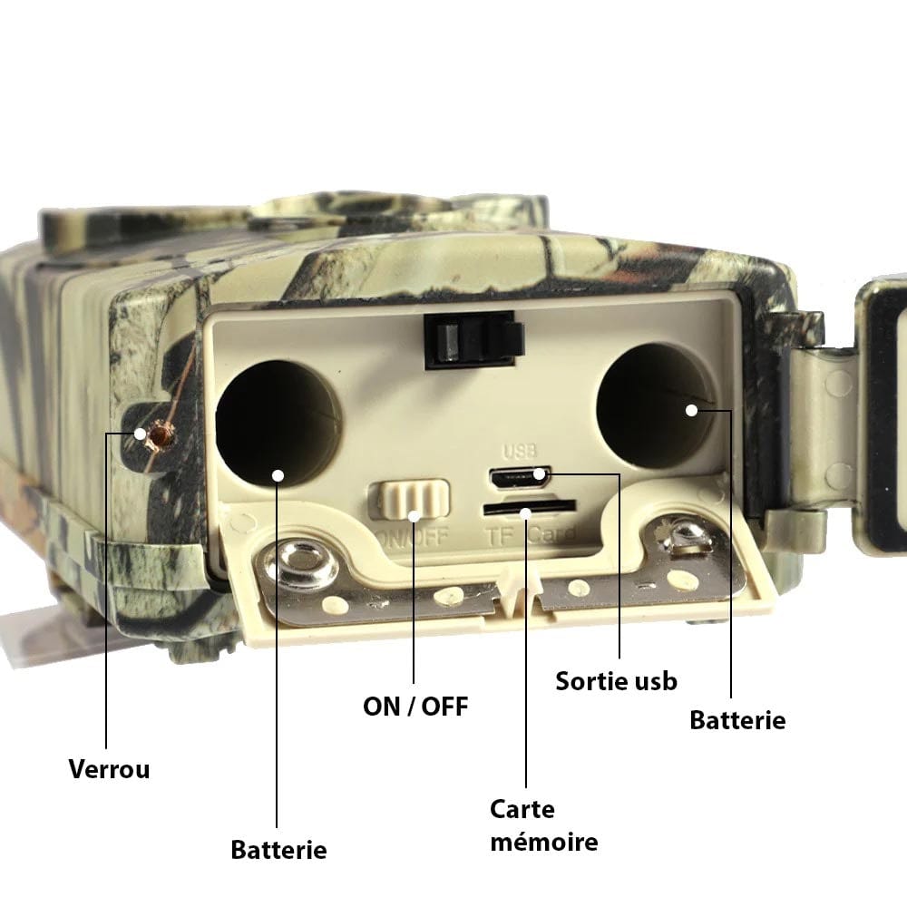 High Tech France Camera de chasse Vision Nocturne - Modèle Premium - Nature & Chasse®