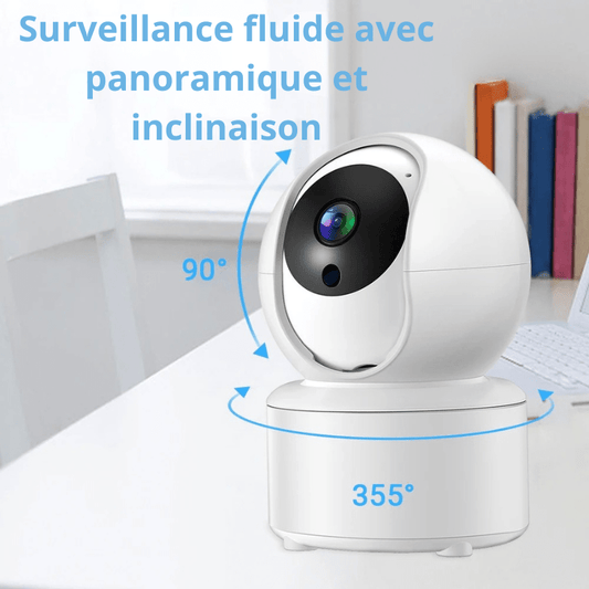 High Tech France™ Caméra de surveillance intérieur avec application smartphone