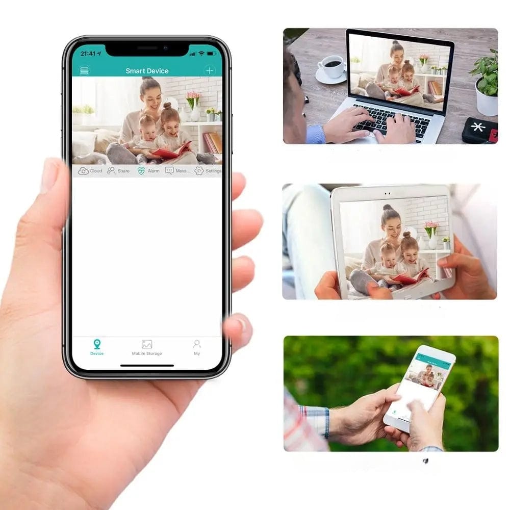 High Tech France™ Caméra de surveillance intérieur avec application smartphone
