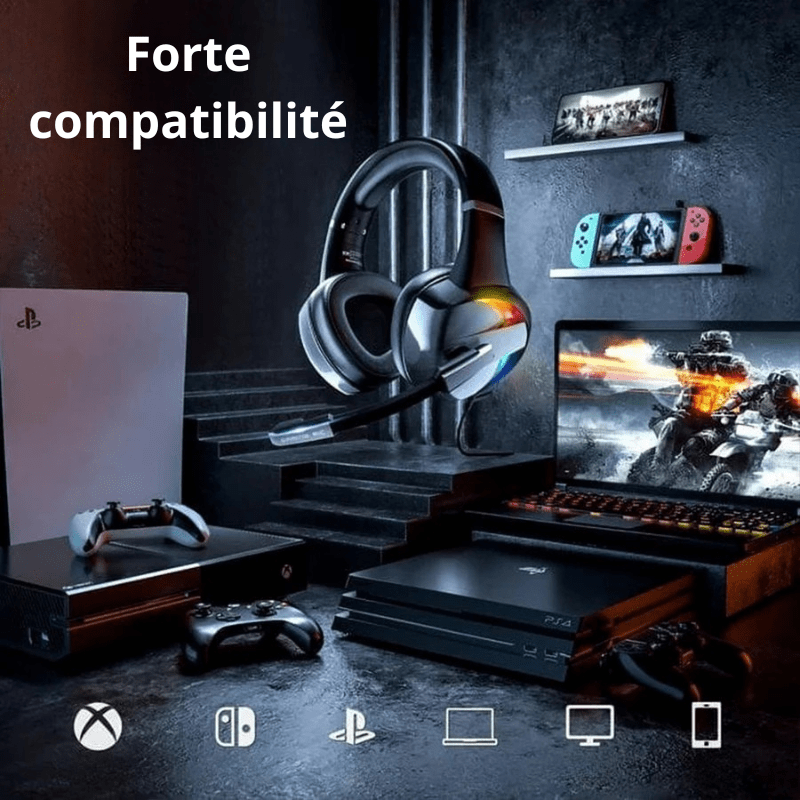 High Tech France Casque gaming antibruit