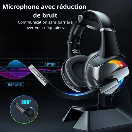 High Tech France Casque gaming antibruit