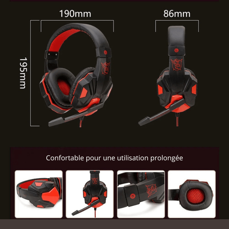 High Tech France Casque gaming filaire