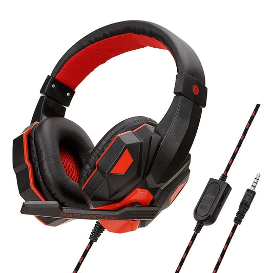 High Tech France Rouge Casque gaming filaire