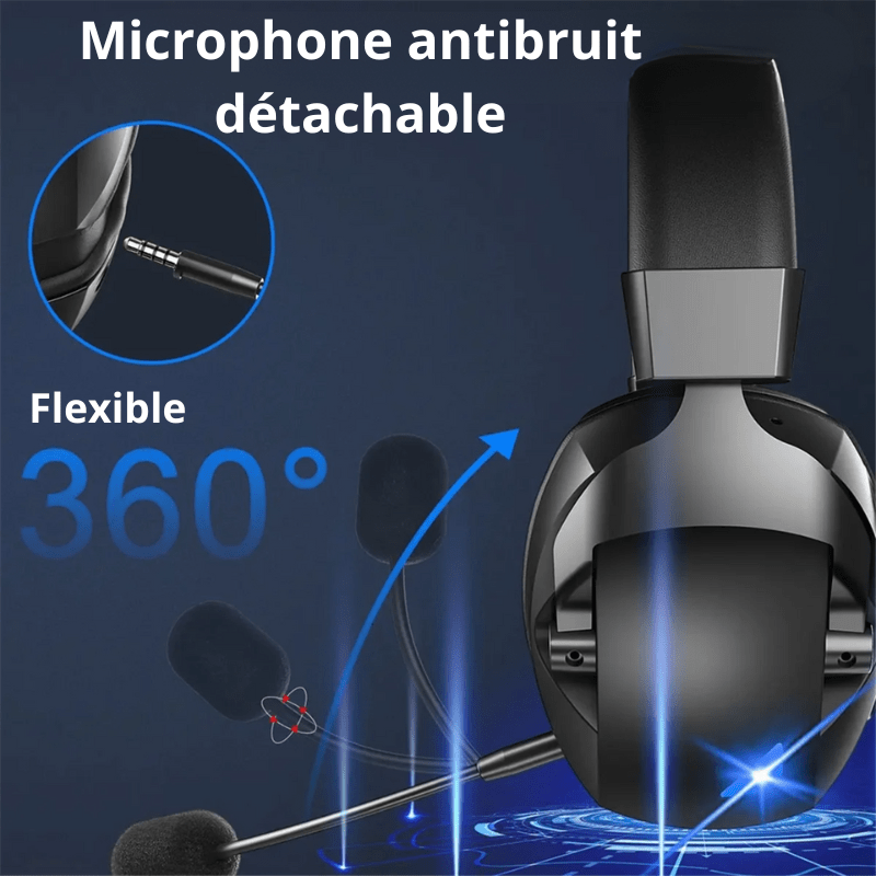 High Tech France Casque gaming sans fil