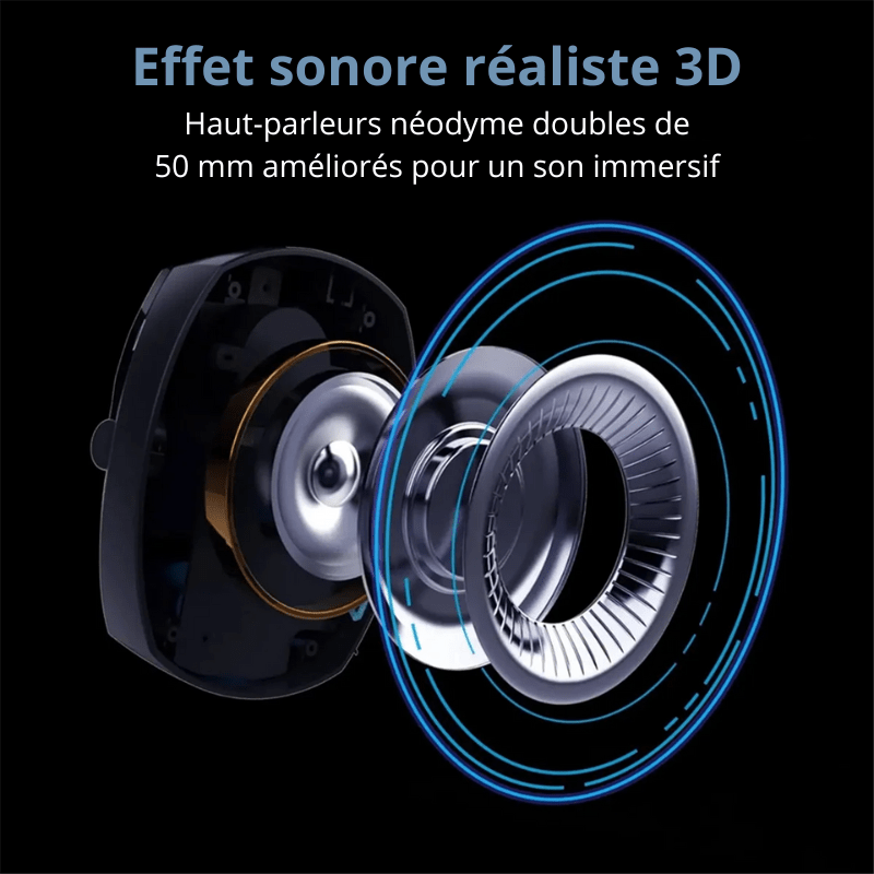 High Tech France Casque gaming sans fil