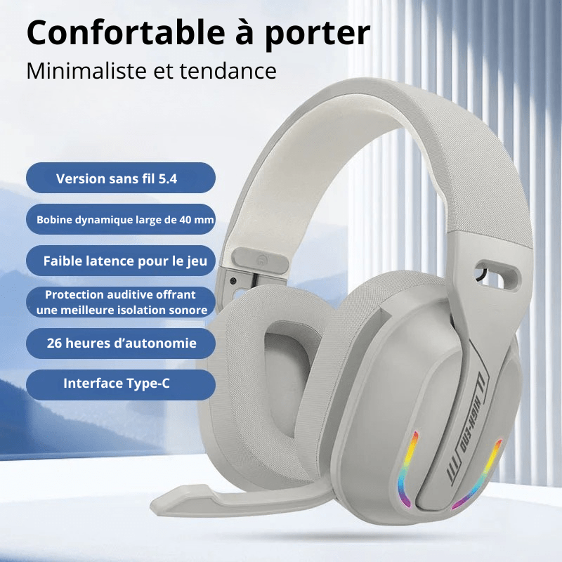 High Tech France Casque gaming sans fil PC PS5