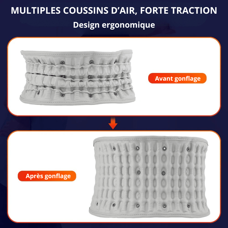 High Tech France Ceinture chauffante dos électrique