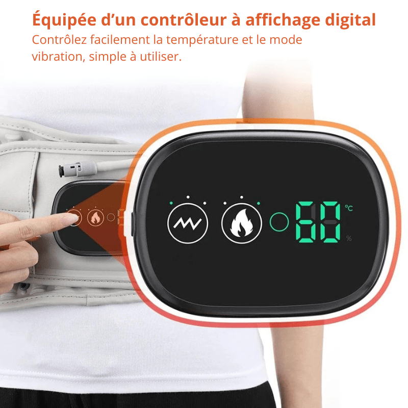 High Tech France Ceinture chauffante dos électrique