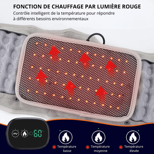 High Tech France Ceinture chauffante dos électrique
