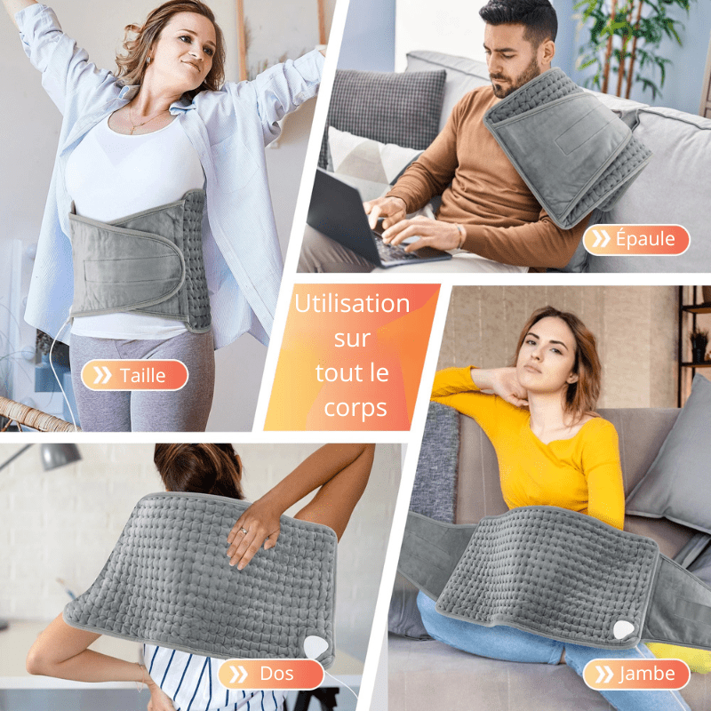 High Tech France Ceinture chauffante dos lombaire