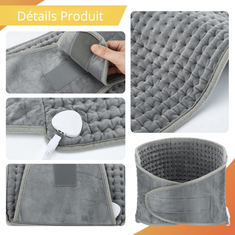 High Tech France Ceinture chauffante dos lombaire